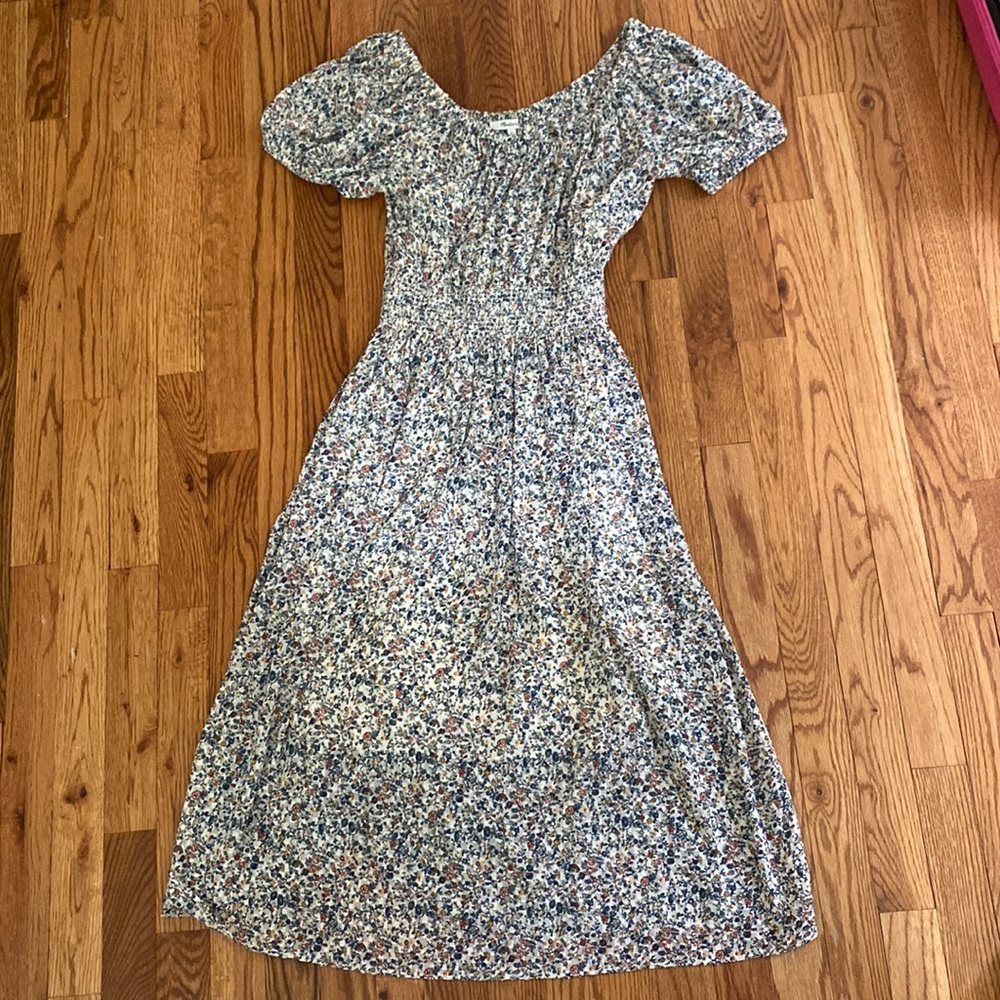 floral maxi dress